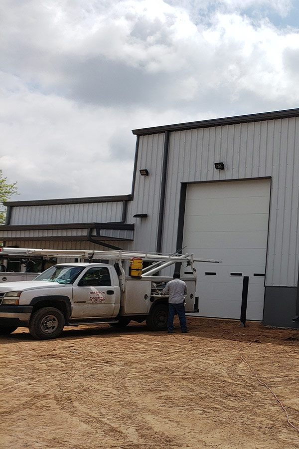 commerical-worker-garage-view-garage-door-katy-tx